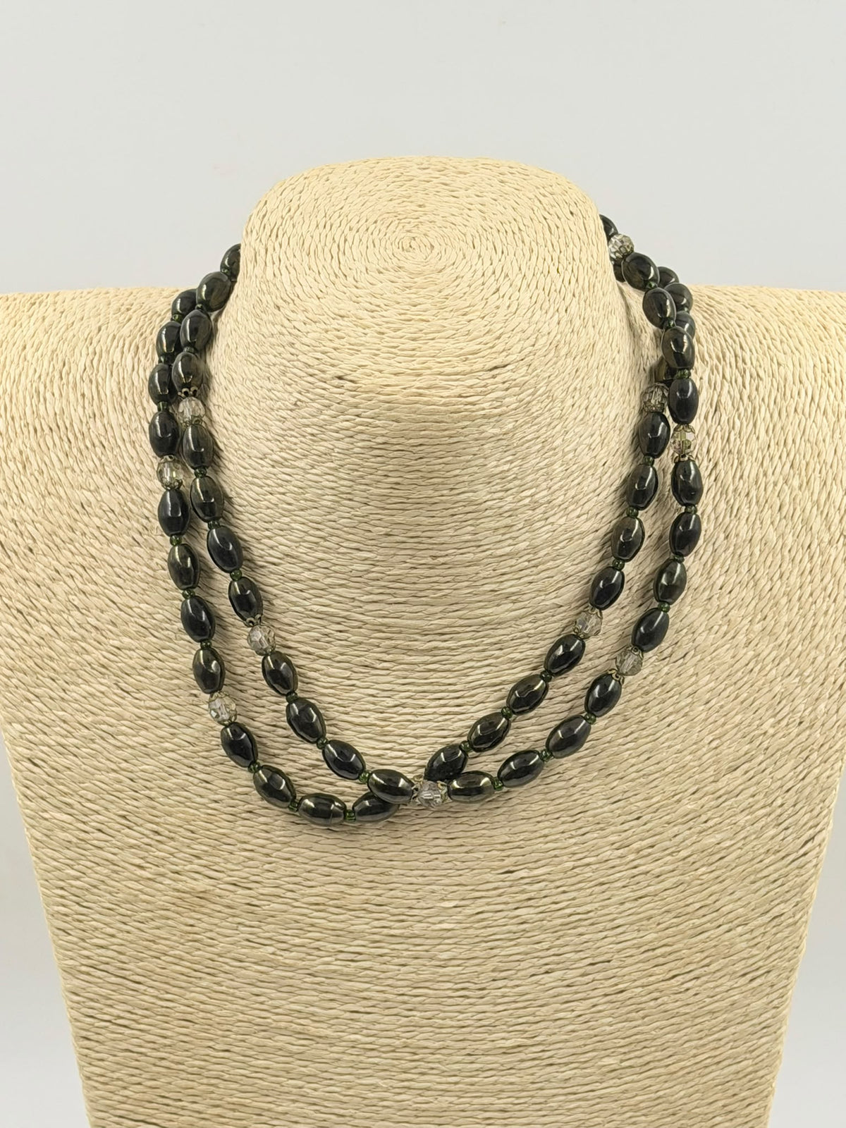 Necklace clasp detail