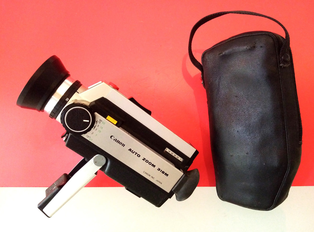 Canon Auto Zoom 318M Super 8 Movie Camera & Original Case