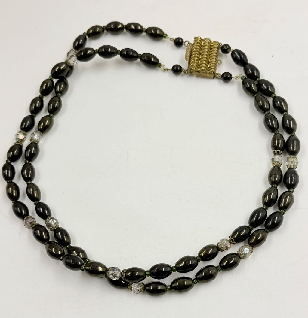 Necklace close up beads