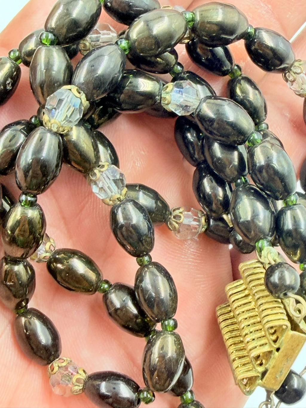 Necklace beads macro