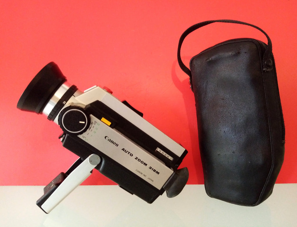 Canon Auto Zoom 318M Super 8 Movie Camera & Original Case