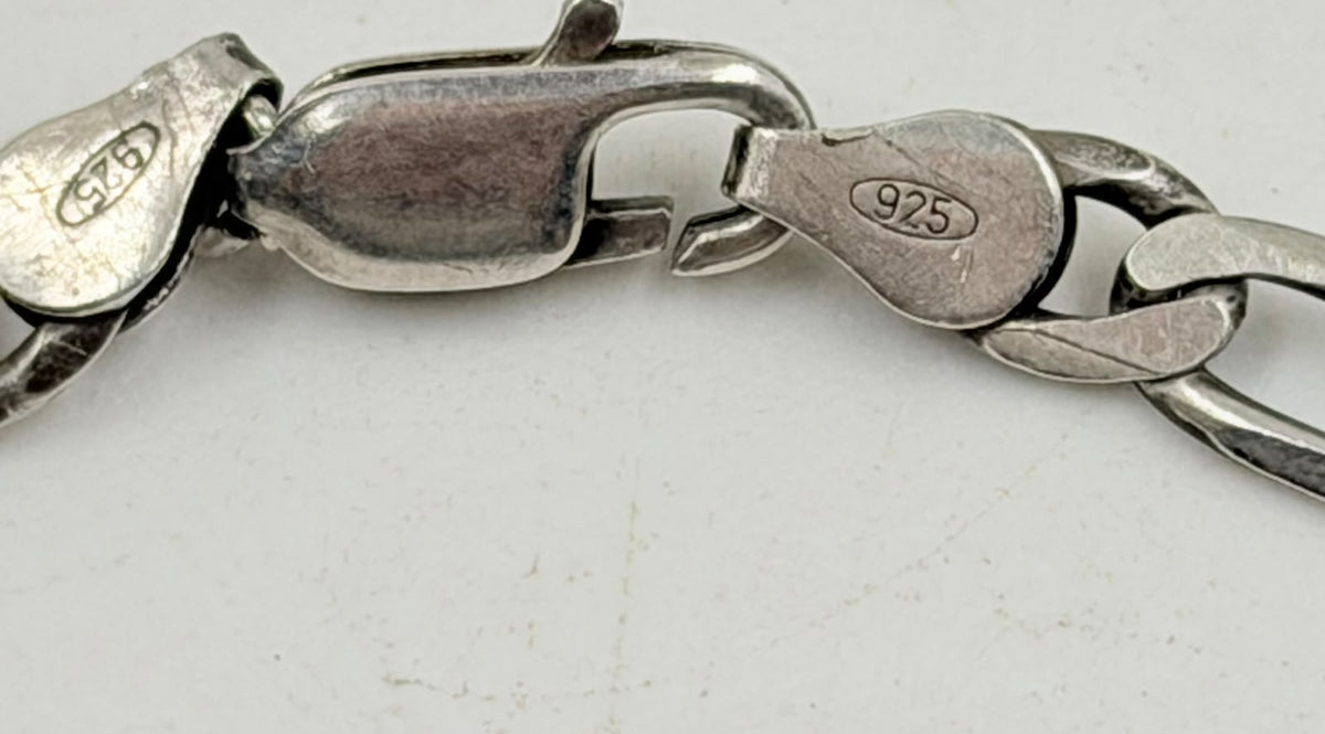 Bracelet weight 8.77 grams on scale