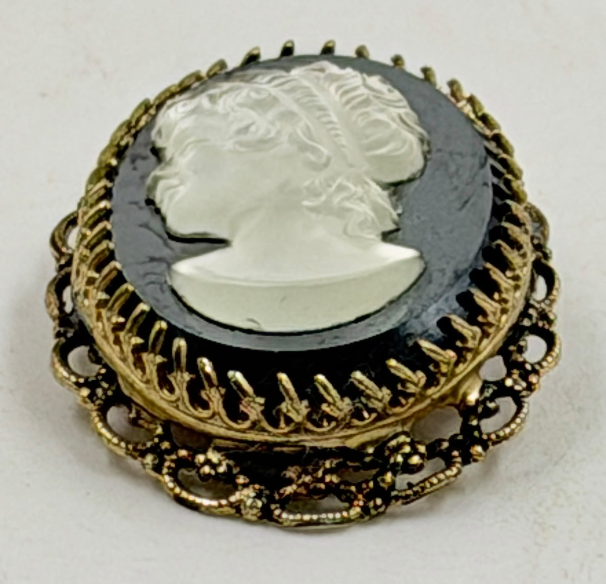 Close-up front view held in hand showing detail