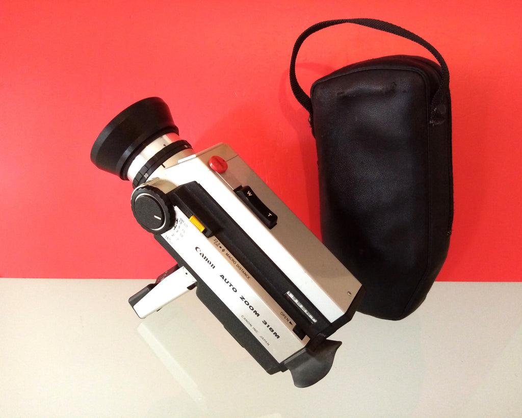 Canon Auto Zoom 318M Super 8 Movie Camera & Original Case
