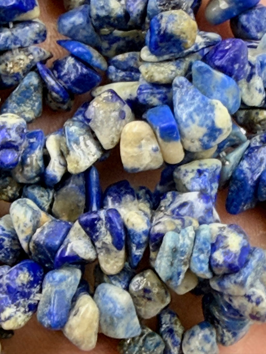 Sodalite necklace length measurement 38cm