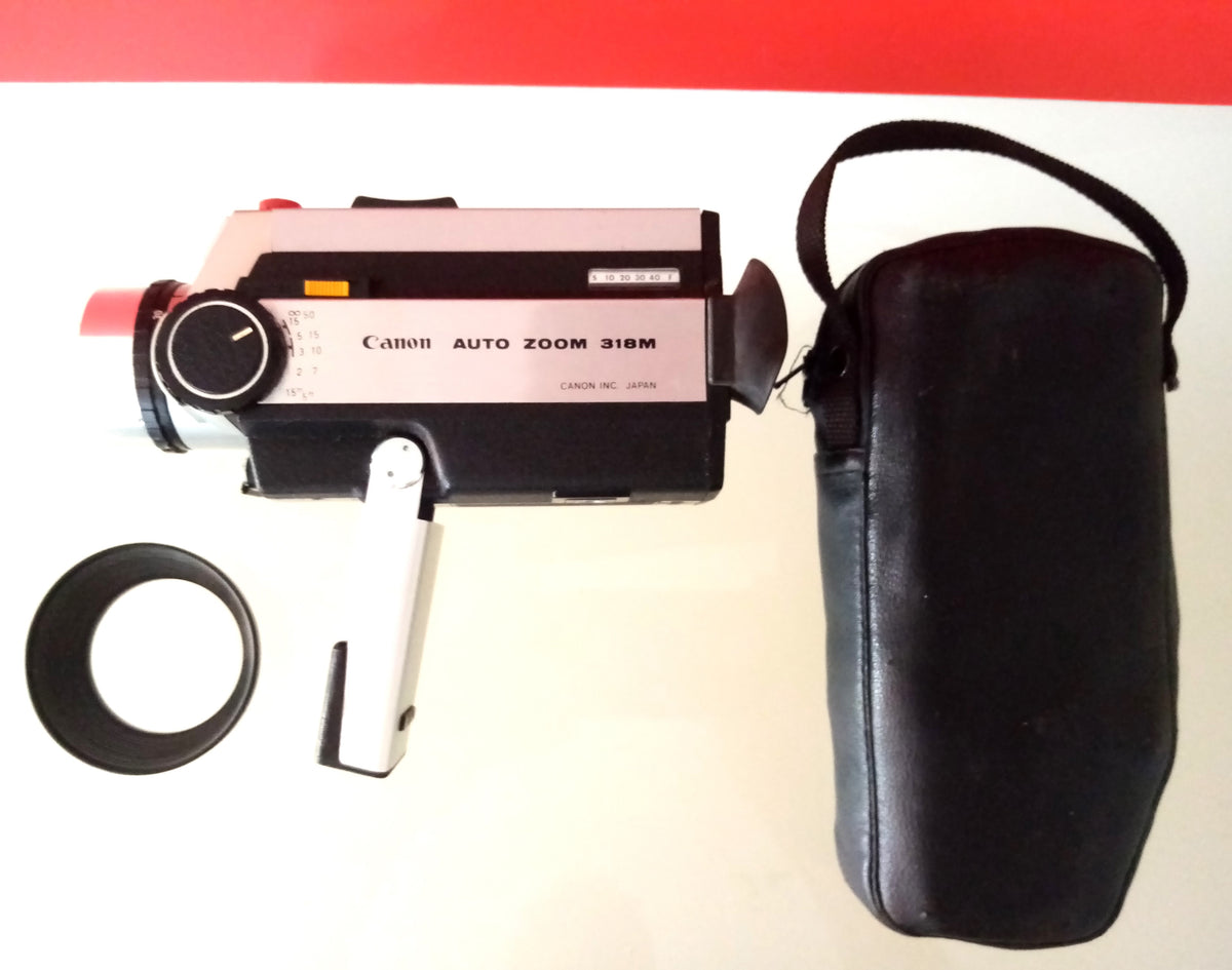 Canon Auto Zoom 318M Super 8 Movie Camera & Original Case