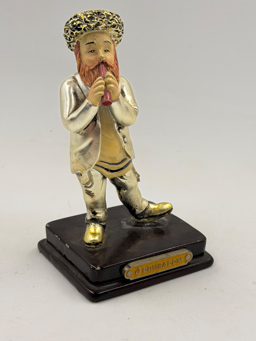 Jerusalem Jewish figurine base width 7cm with ruler