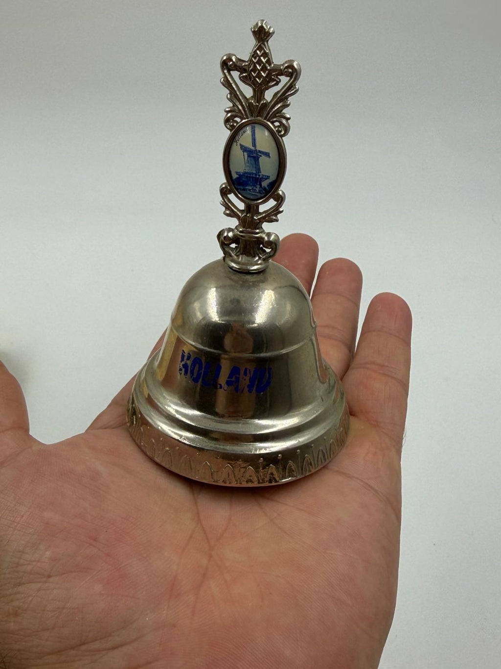 Vintage Holland Bell on display