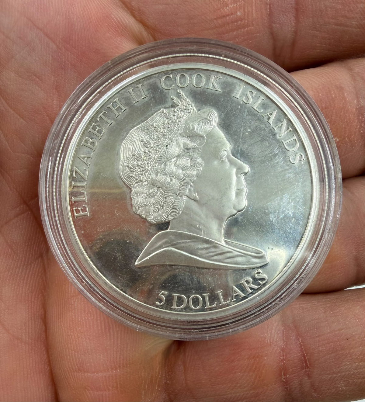 2011 Marilyn Monroe Silver Proof Coin | Cook Islands $5 | Hollywood Legends | 925 Silver | 38.61mm