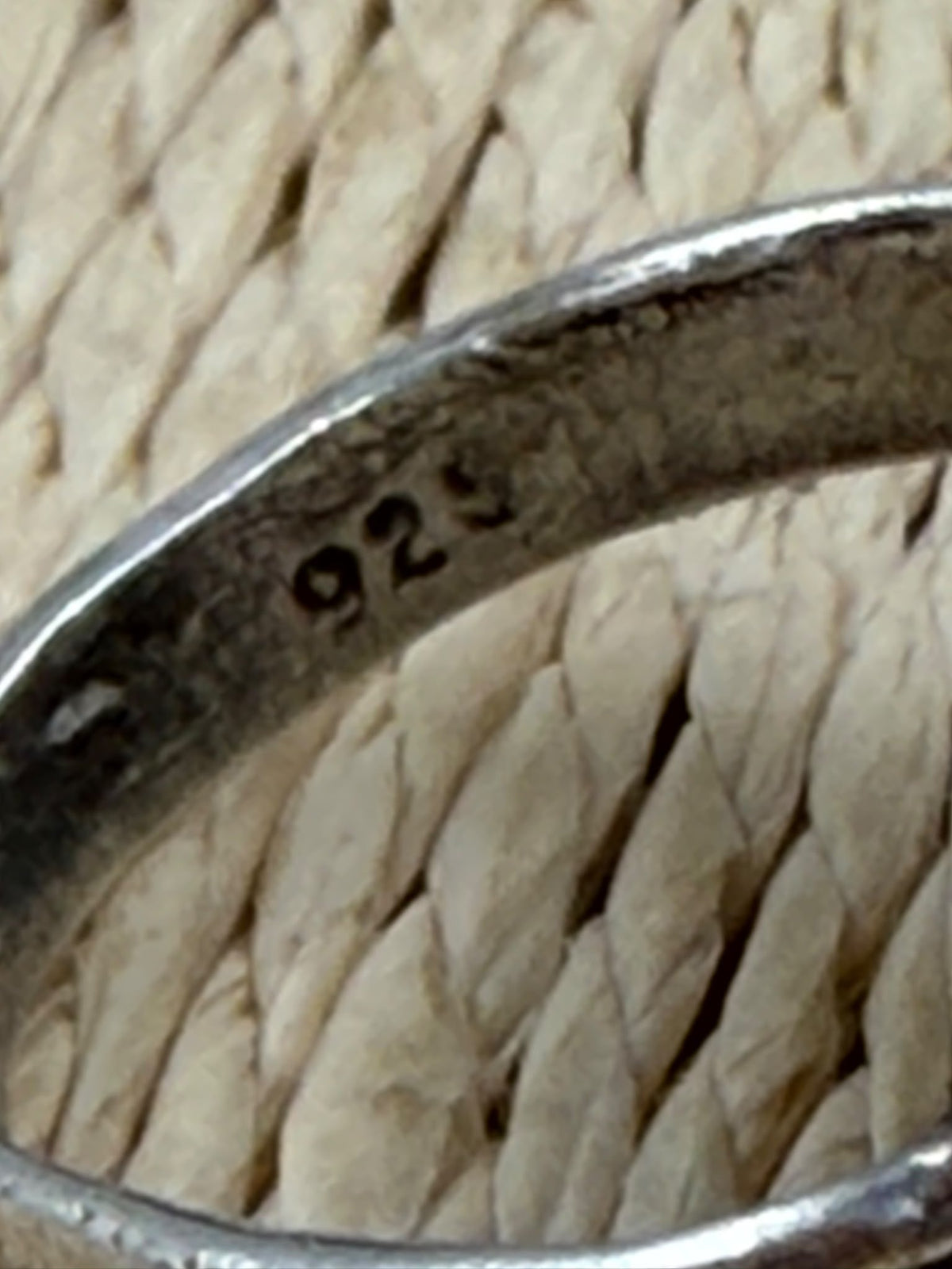 925 Sterling Silver Black Onyx Ring - on display angle