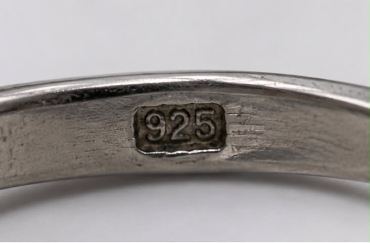Sterling silver double heart ring size measurement