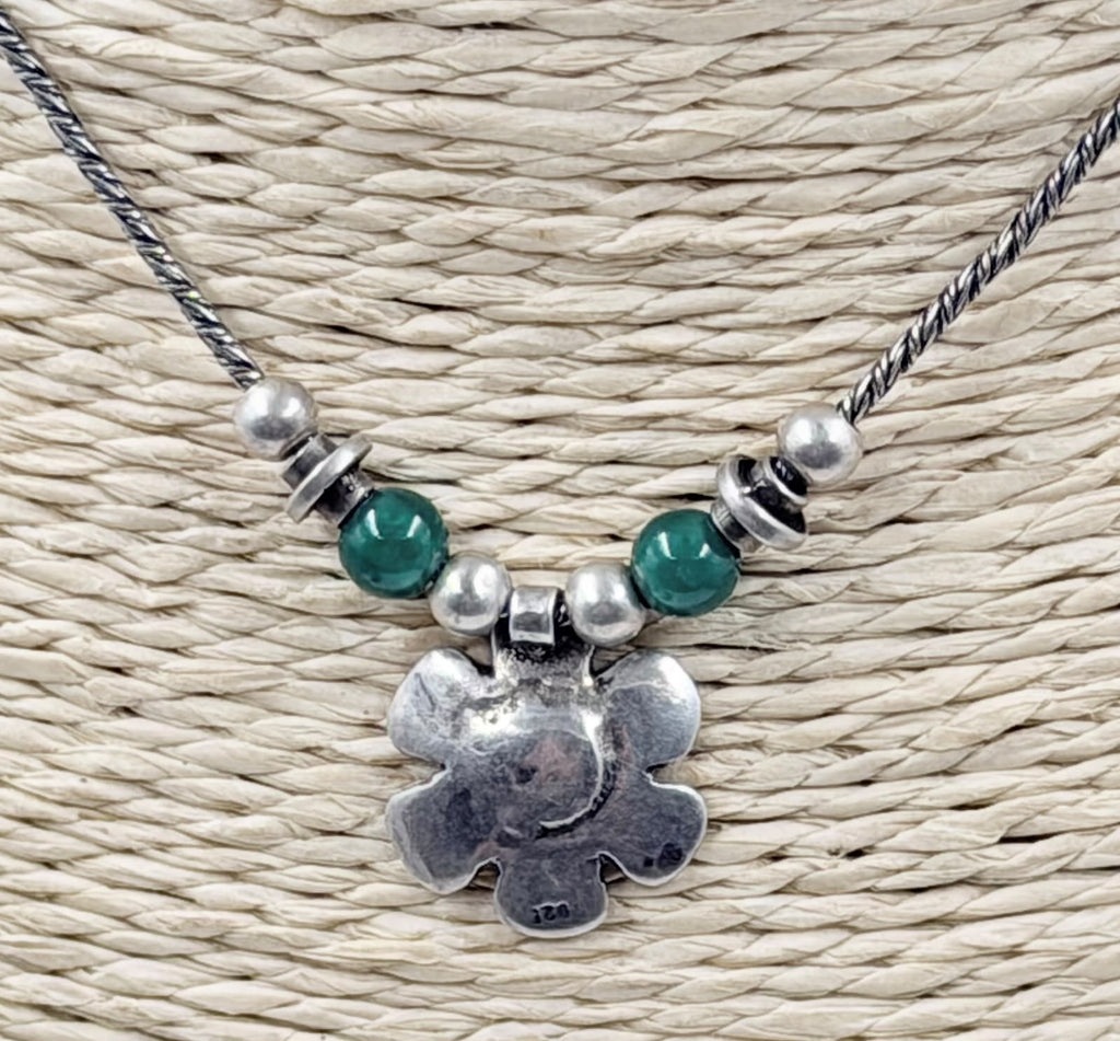 Full necklace on white background