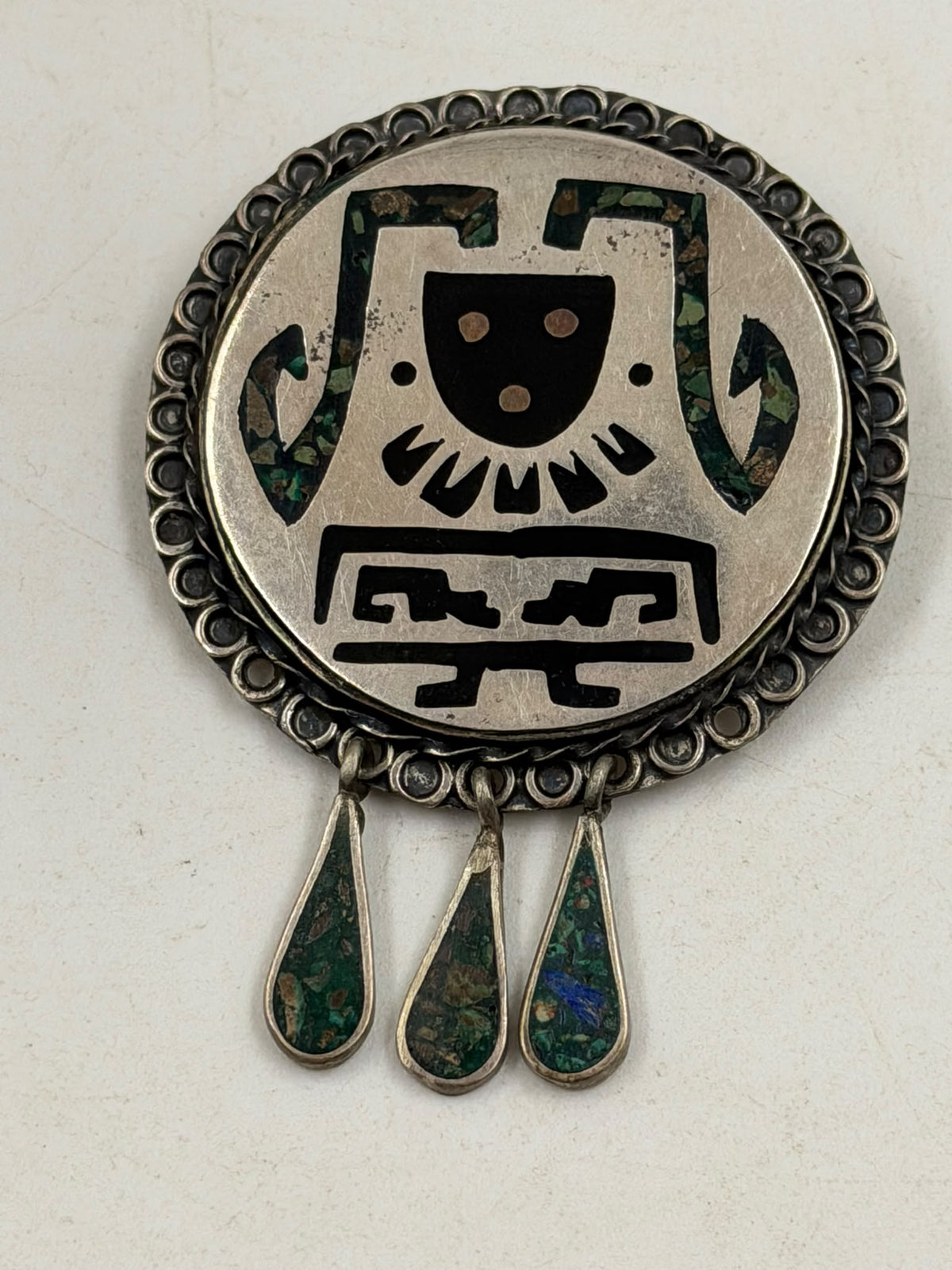 Back view showing hallmark stamp