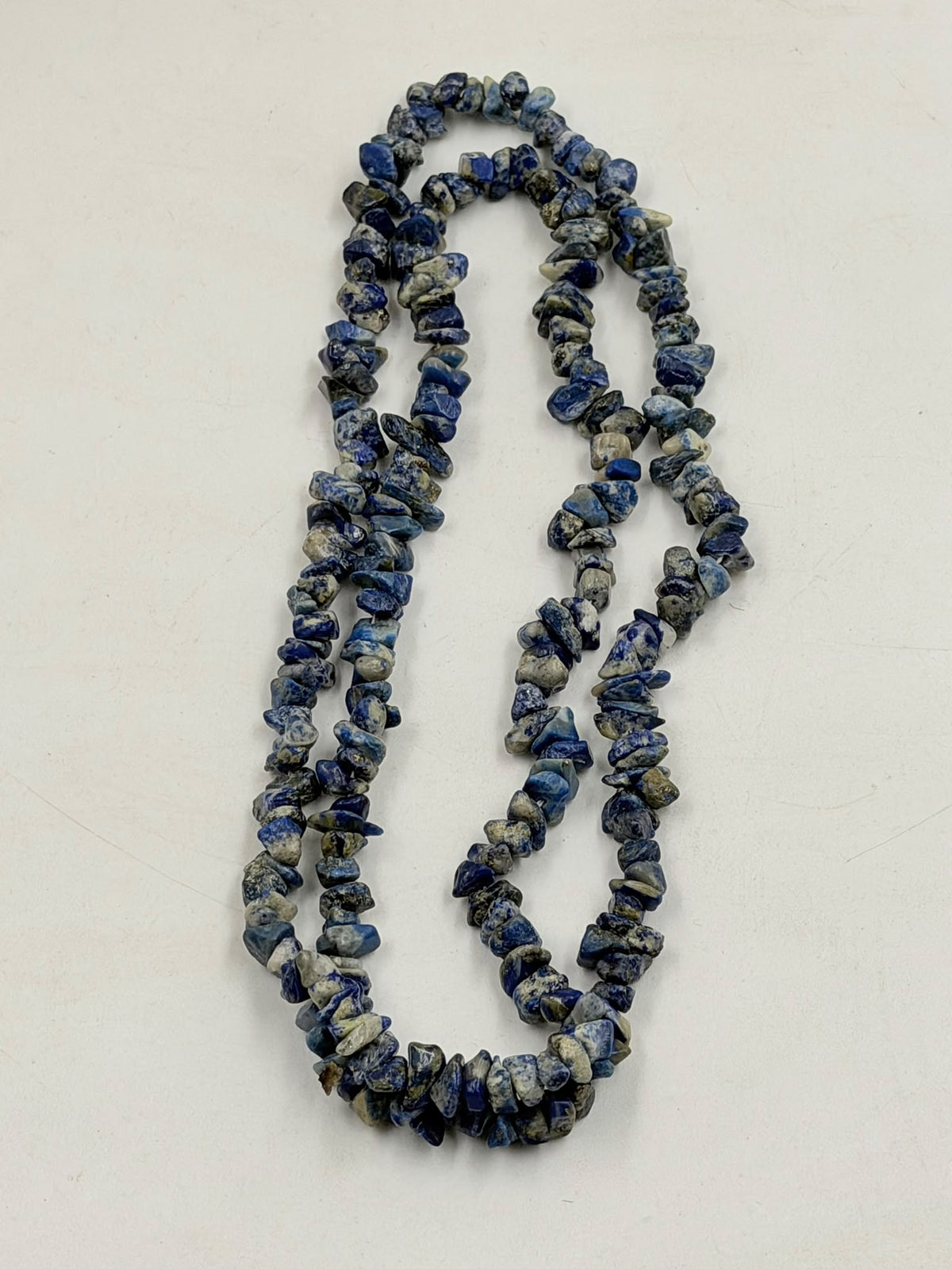 Close-up of sodalite chip stones