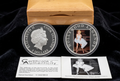 2011 Marilyn Monroe Cook Islands silver proof coin showing both obverse and reverse sides