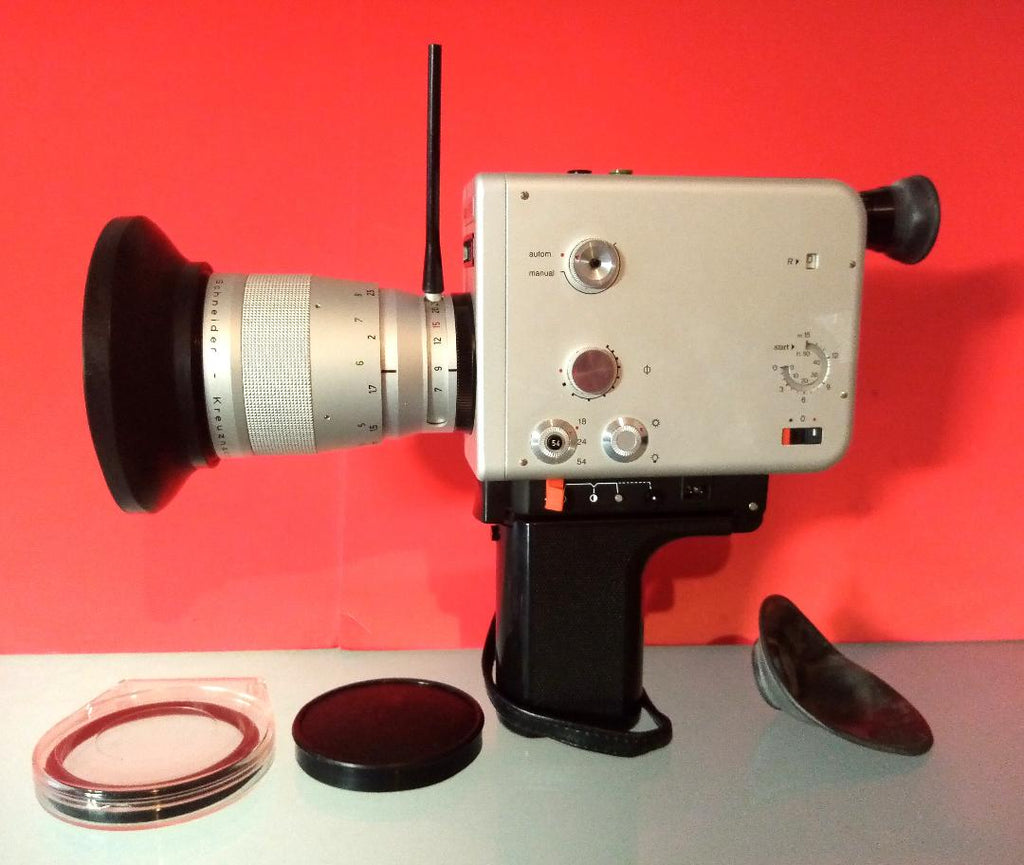 Braun Nizo S 800 Super 8 Movie Camera with Original Case — Tested