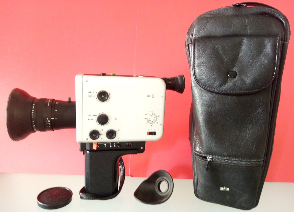 Braun Nizo 561 Super 8 Movie Camera with Original Case — Tested