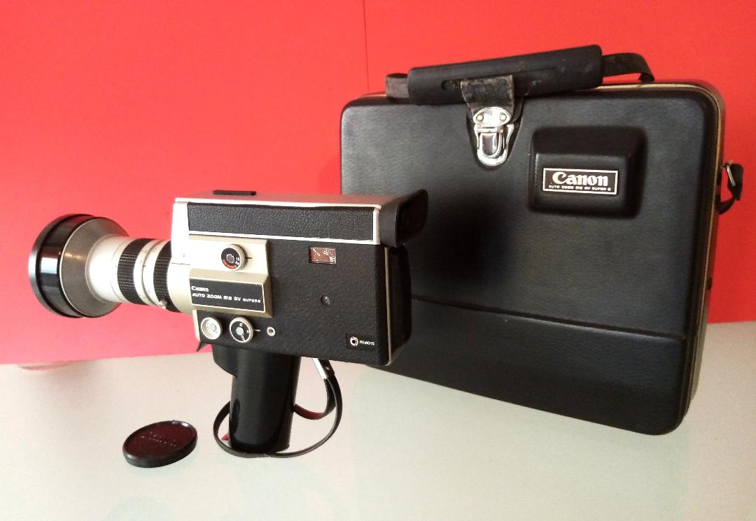 Canon Auto Zoom 518 SV - Super 8 Movie Camera & Original Case