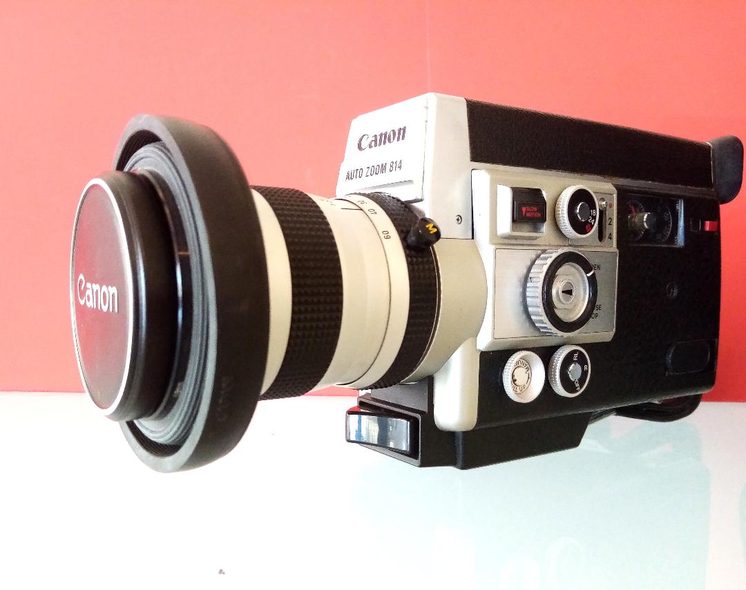 Canon Auto Zoom 814 E Super 8 Movie Camera – Vintage 1970s Film Camera with Case