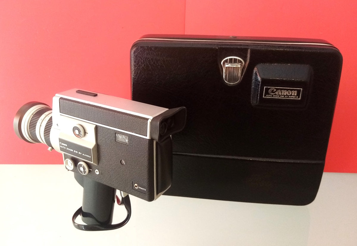 Canon Auto Zoom 518 SV — Iconic Super 8 Cinema Camera, Fully Tested