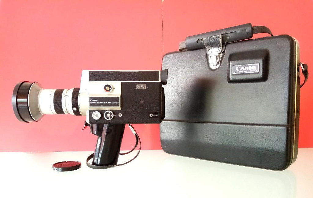 Canon Auto Zoom 518 SV - Super 8 Movie Camera & Original Case