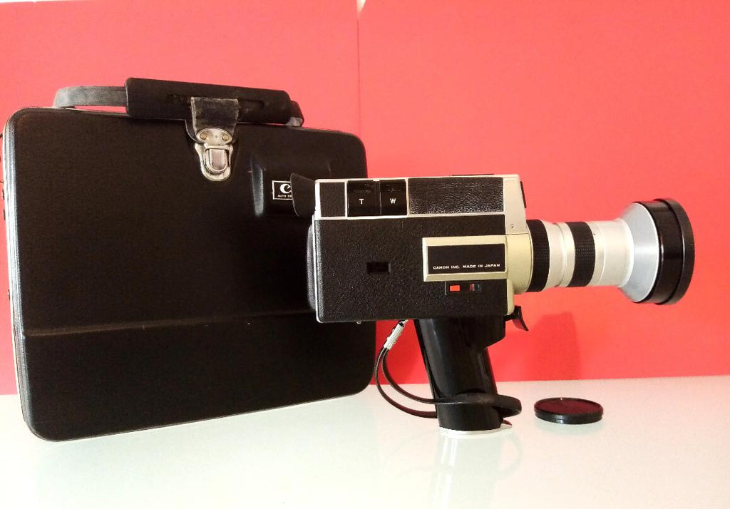 Canon Auto Zoom 518 SV - Super 8 Movie Camera & Original Case