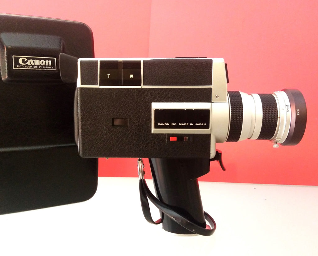 Canon Auto Zoom 518 SV — Iconic Super 8 Cinema Camera, Fully Tested