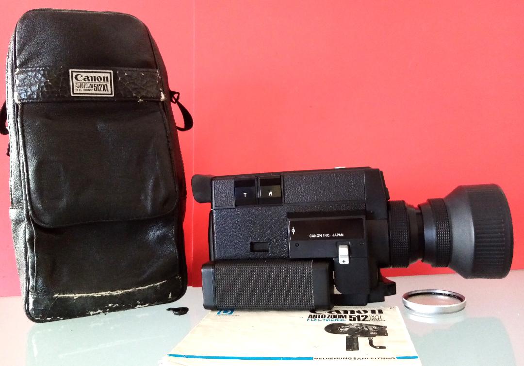 Canon Auto Zoom 512XL Electronic - Super 8 Movie Camera & Original Case
