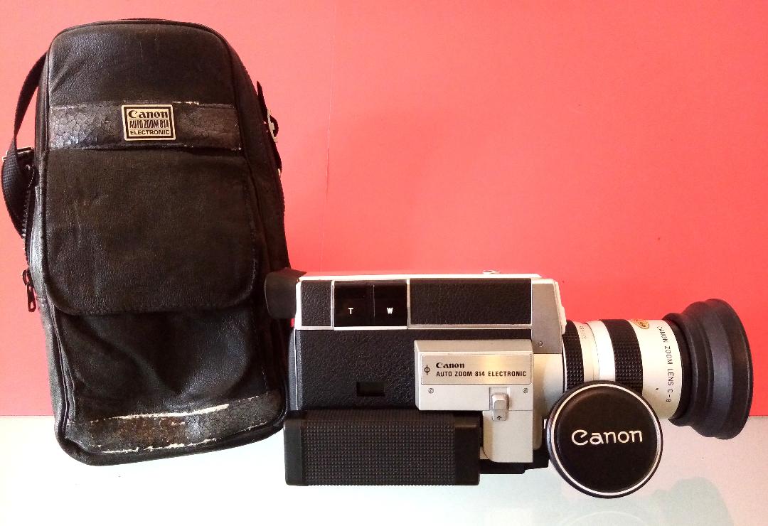 Canon Auto Zoom 814 E Super 8 Movie Camera – Vintage 1970s Film Camera with Case