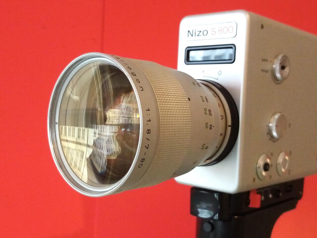 Braun Nizo S 800 Super 8 Movie Camera with Original Case — Tested