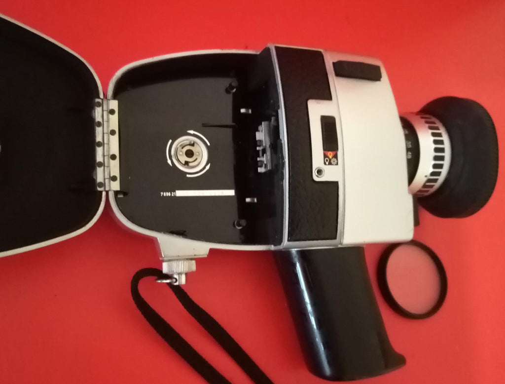 Bauer C20 Super 8 Movie Camera & Case – Vintage 1970s Film Camera in Good Condition