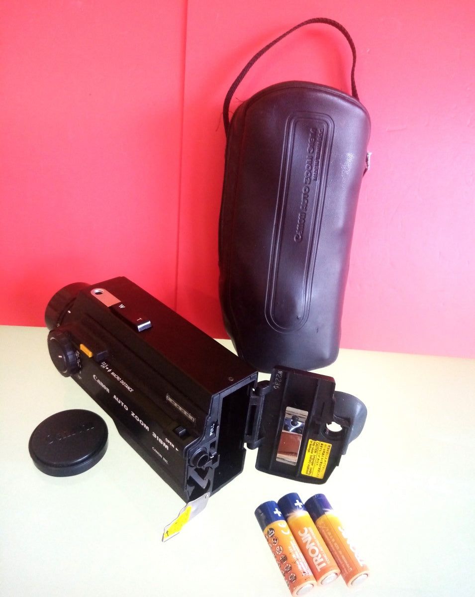 Vintage Canon Auto Zoom 318M Super 8 Movie Camera and Original Case
