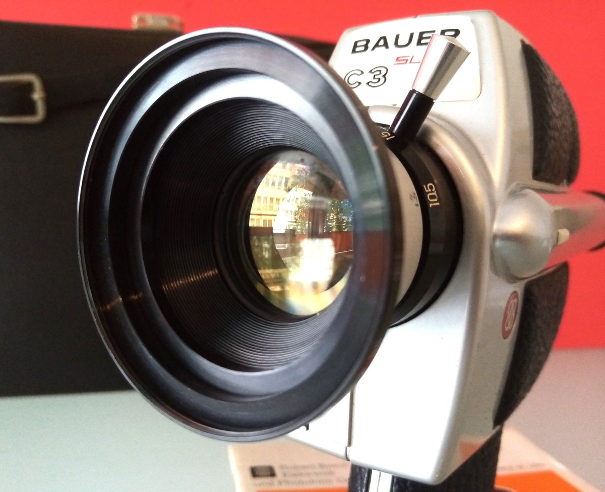 Vintage Bauer C 3 - Super 8 Movie Camera & Original Case