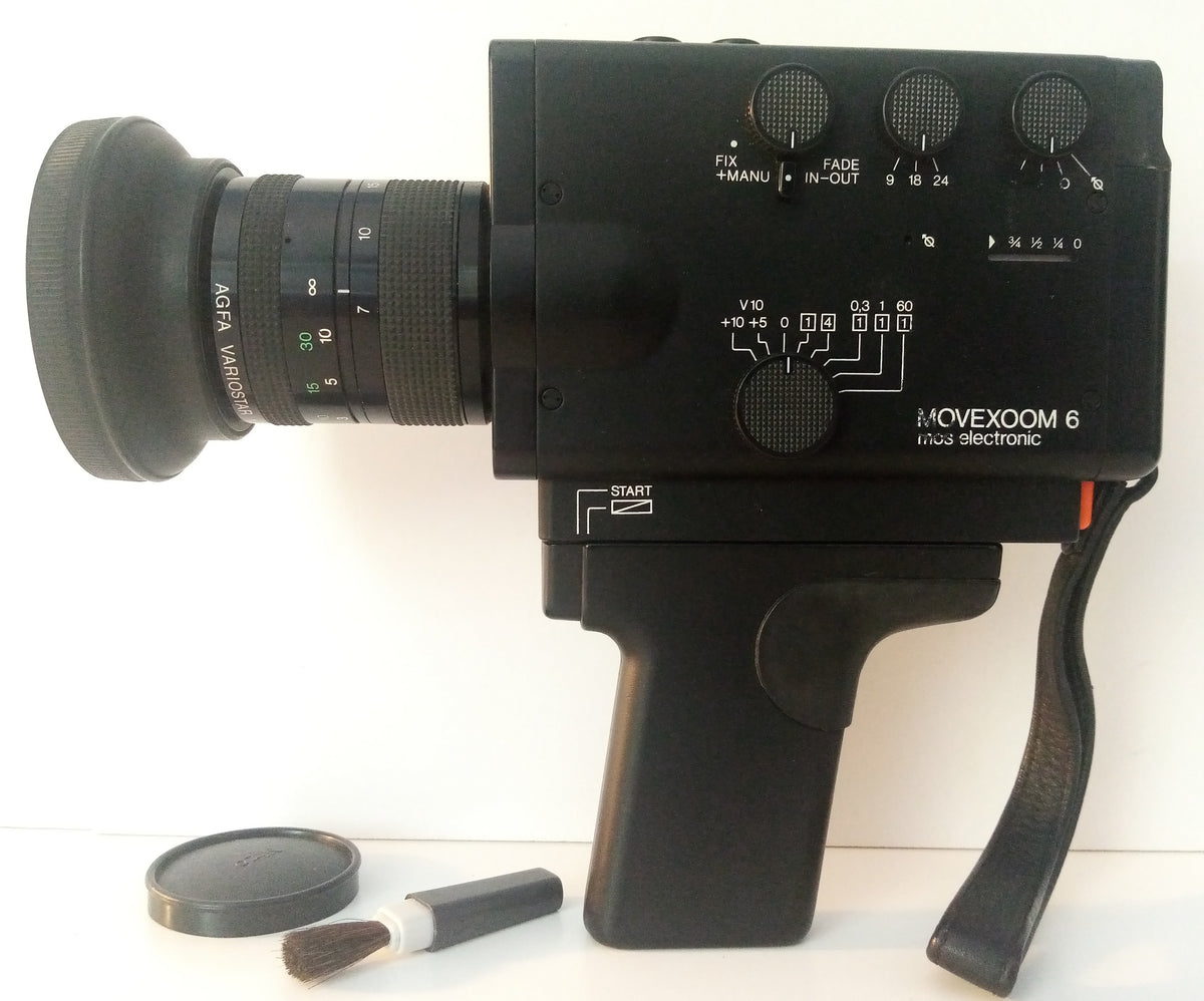Agfa Movexoom 6 Eloc Super 8 Movie Camera – Vintage 1970s Film Camera in Good Condition