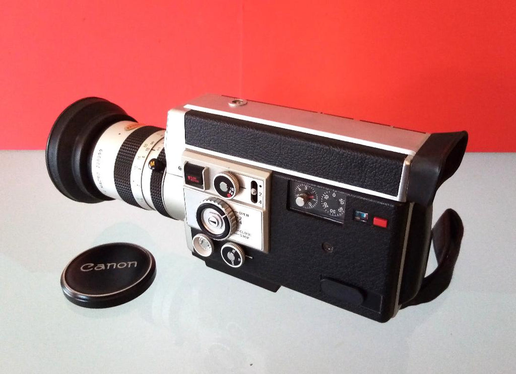 Canon Auto Zoom 814 E Super 8 Movie Camera – Vintage 1970s Film Camera with Case