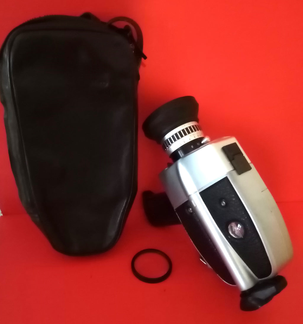 Bauer C20 Super 8 Movie Camera & Case – Vintage 1970s Film Camera in Good Condition