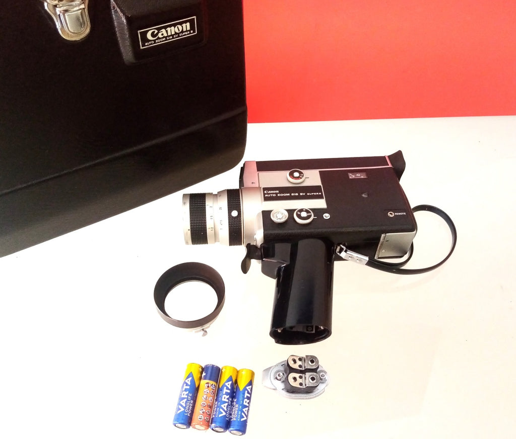 Canon Auto Zoom 518 SV — Iconic Super 8 Cinema Camera, Fully Tested
