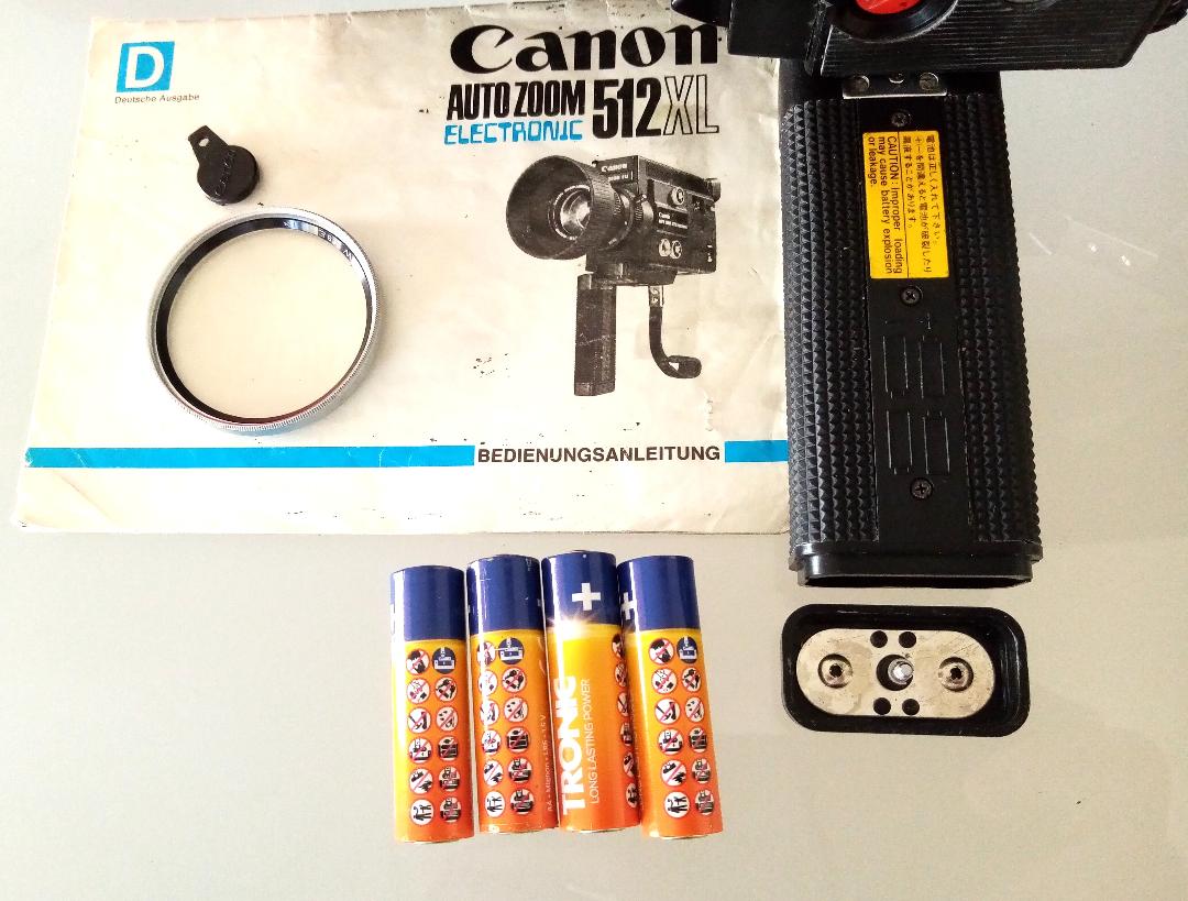 Canon Auto Zoom 512XL Electronic - Super 8 Movie Camera & Original Case