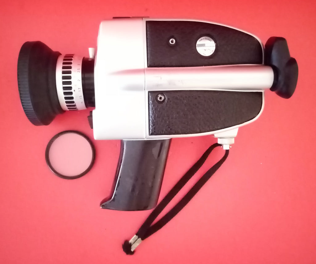 Bauer C20 Super 8 Movie Camera & Case – Vintage 1970s Film Camera in Good Condition