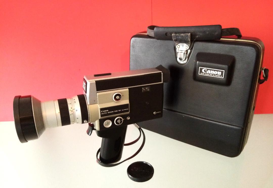 Canon Auto Zoom 518 SV - Super 8 Movie Camera & Original Case