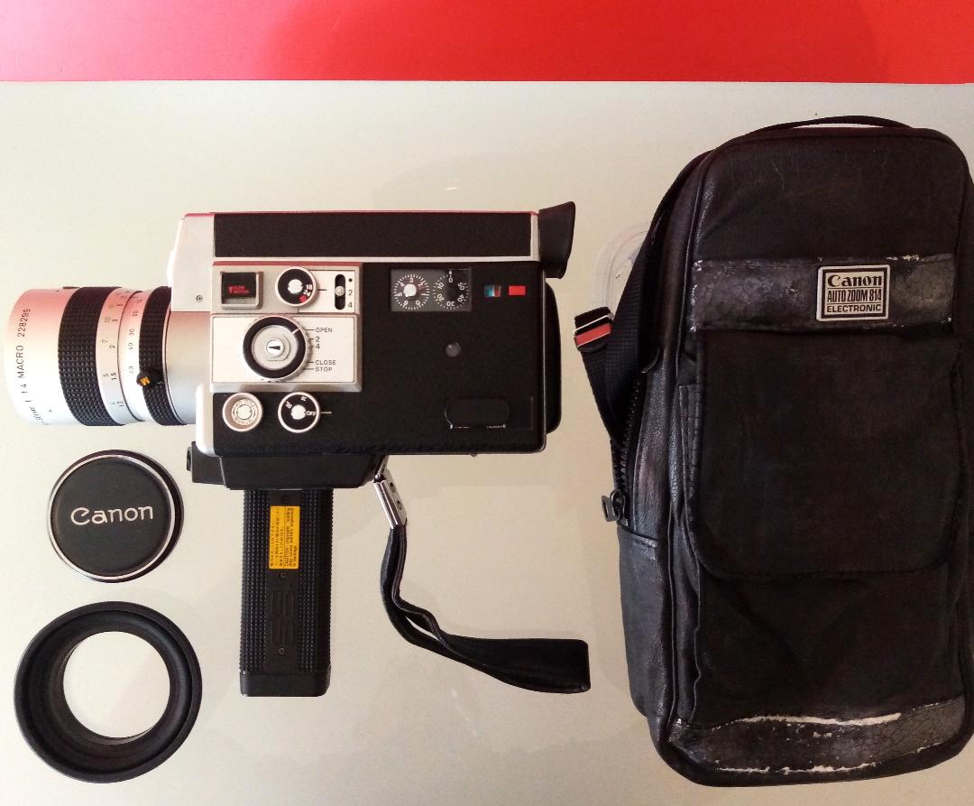 Canon Auto Zoom 814 E Super 8 Movie Camera – Vintage 1970s Film Camera with Case
