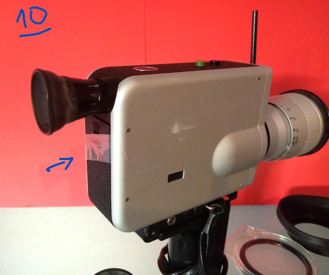 Braun Nizo S 800 Super 8 Movie Camera with Original Case — Tested