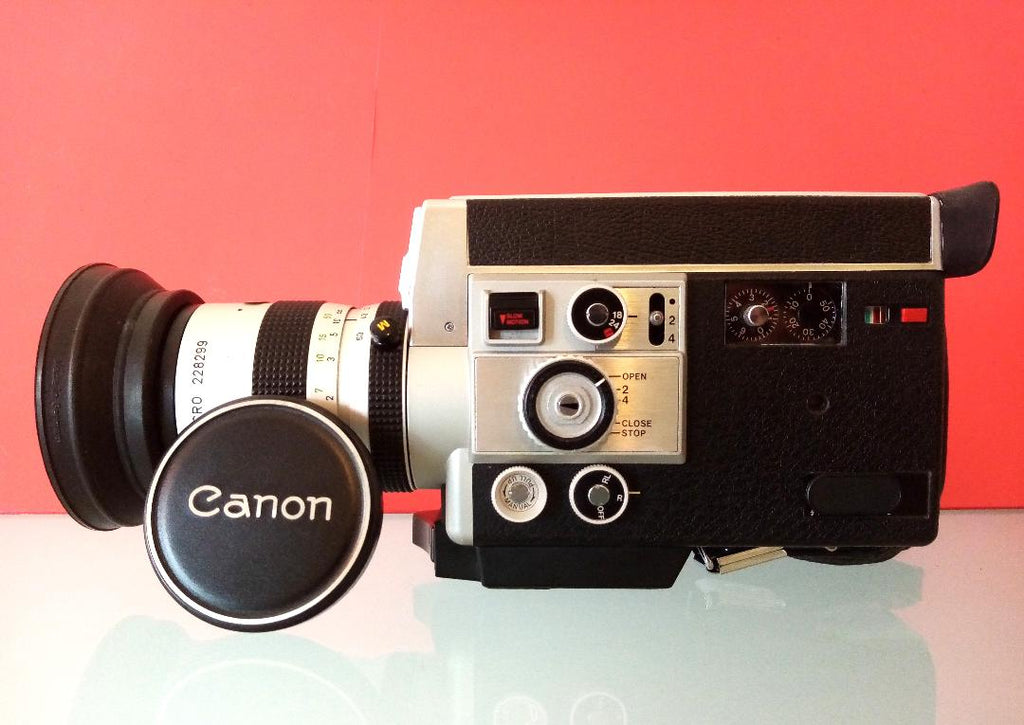 Canon Auto Zoom 814 E Super 8 Movie Camera – Vintage 1970s Film Camera with Case